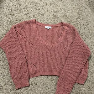 Pink sweater